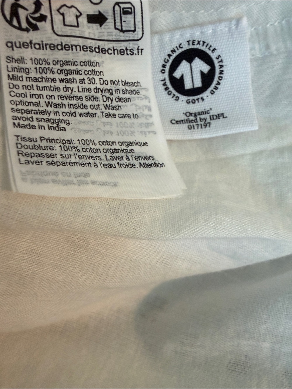 AllSaints Organic Cotton Eyelet Embroidered White Lined Dress US 8 NWOT - Picture 9 of 11